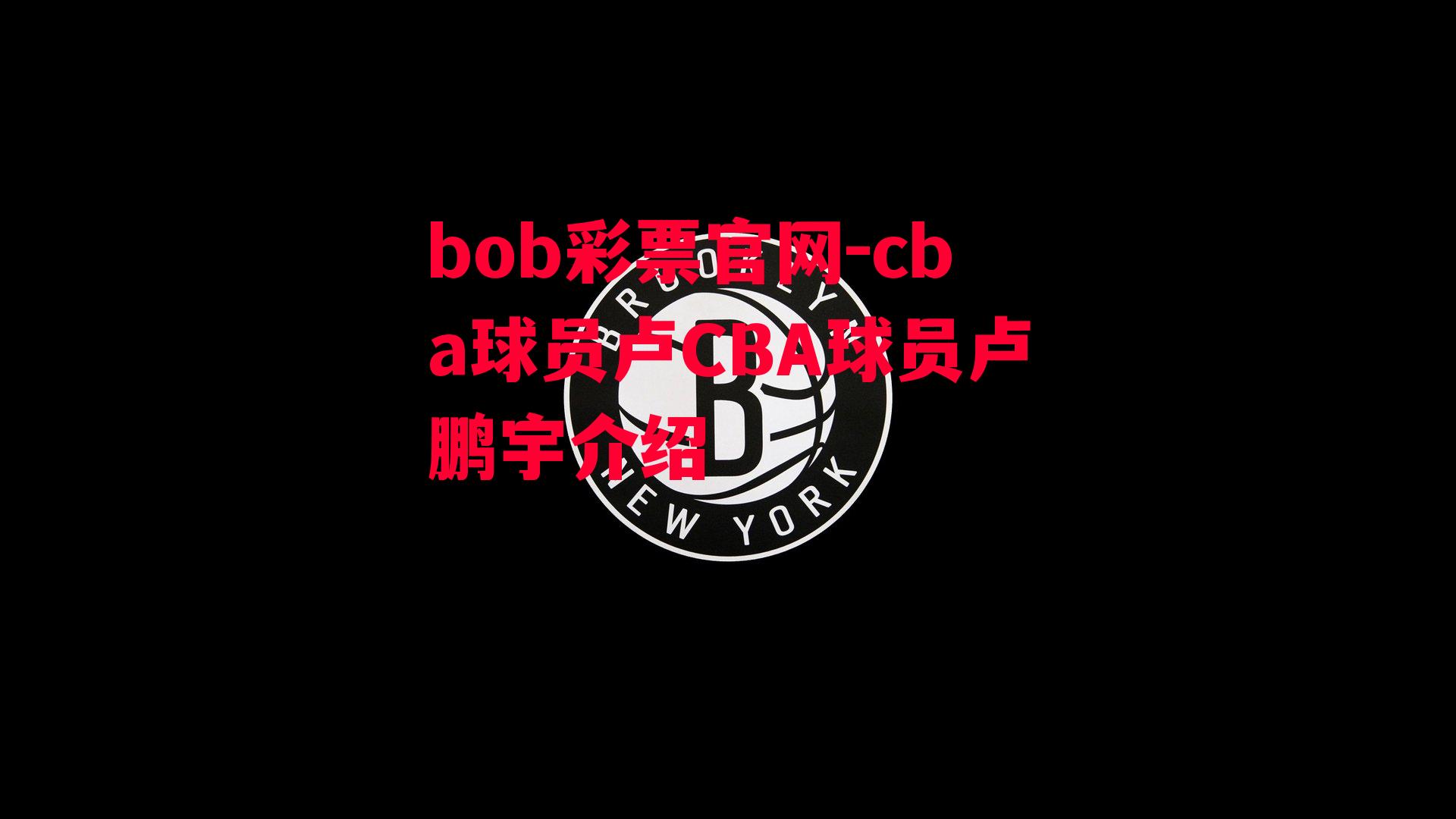 cba球员卢CBA球员卢鹏宇介绍